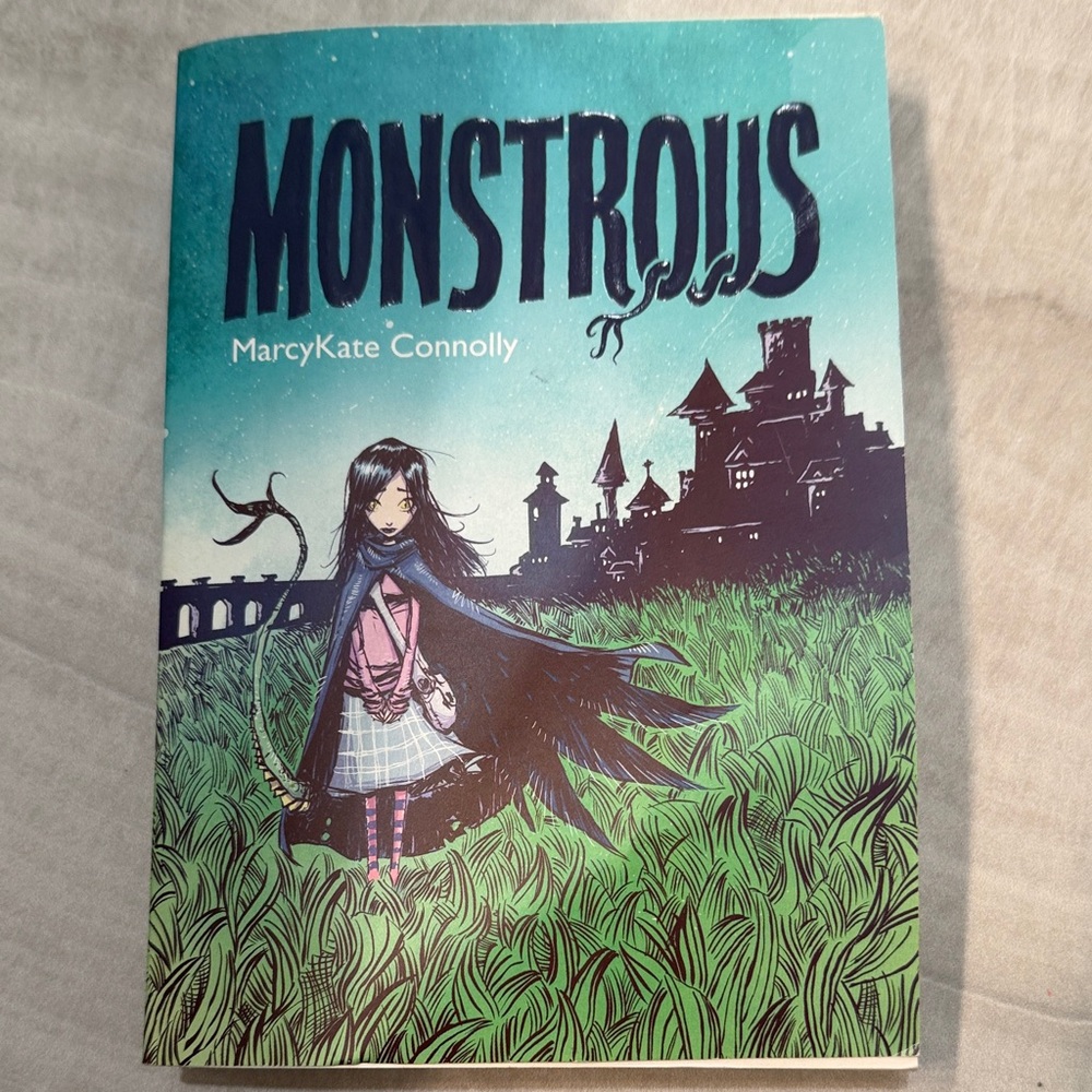 Scholastic Book with Blue and Green Cover